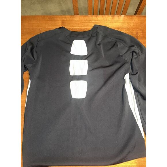 IOWA HAWKEYES PULLOVER Shirt BLACK MENS L Heavyweight Vented - Picture 4 of 8